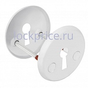 Картинка Декоративная накладка ESC-S-001-WH на сувальдный замок (белый)